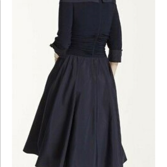 Eliza J Shawl Collar Full Skirt Dress - Picture 2 of 7